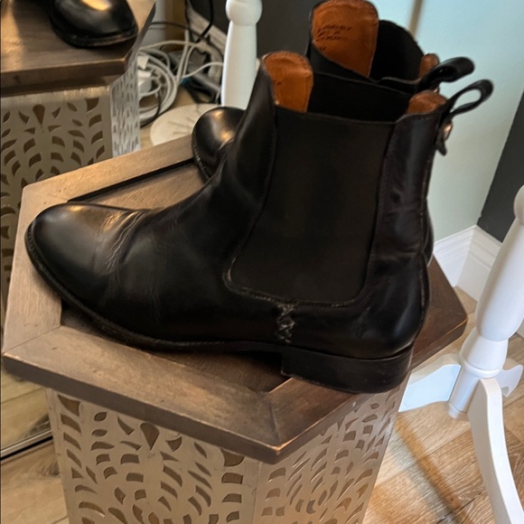 🛑 1 hour sale. Frye, Men's Black Leather Ankle Boots Size 11 Made in Mexico - Picture 8 of 10